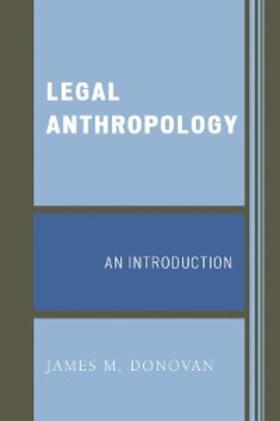 Donovan |  Legal Anthropology | eBook | Sack Fachmedien