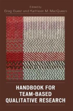 Guest / Macqueen |  Handbook for Team-Based Qualitative Research | eBook | Sack Fachmedien
