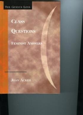 Acker |  Class Questions | eBook | Sack Fachmedien
