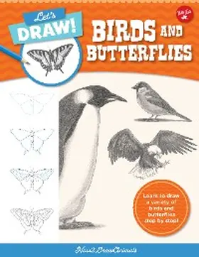 How2drawanimals |  Let's Draw Birds & Butterflies | eBook | Sack Fachmedien