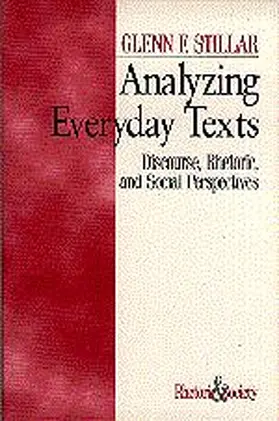 Stillar |  Analyzing Everyday Texts | Buch |  Sack Fachmedien