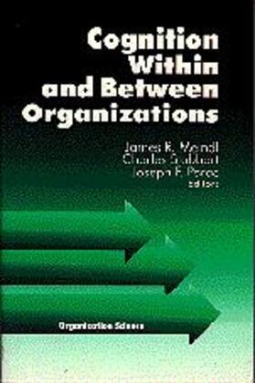 Meindl / Porac / Stubbart |  Cognition Within and Between Organizations | Buch |  Sack Fachmedien