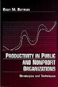 Berman |  Productivity in Public and Non Profit Organizations | Buch |  Sack Fachmedien