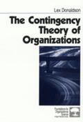 Donaldson |  The Contingency Theory of Organizations | Buch |  Sack Fachmedien