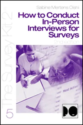 Oishi |  How to Conduct In-Person Interviews for Surveys | Buch |  Sack Fachmedien