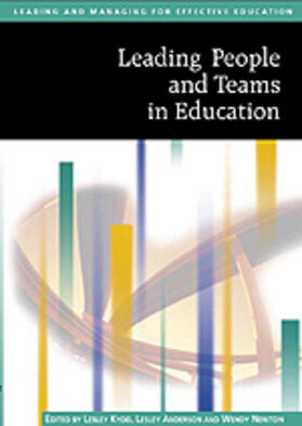 Kydd / Anderson / Newton | Leading People and Teams in Education | Buch | 978-0-7619-4059-3 | sack.de