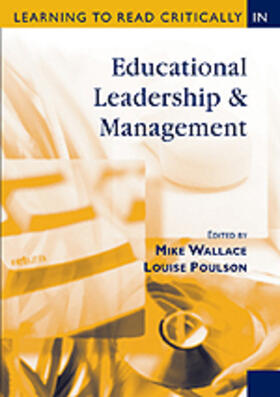 Wallace / Poulson |  Learning to Read Critically in Educational Leadership and Management | Buch |  Sack Fachmedien