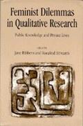 Edwards / Ribbens |  Feminist Dilemmas in Qualitative Research | Buch |  Sack Fachmedien