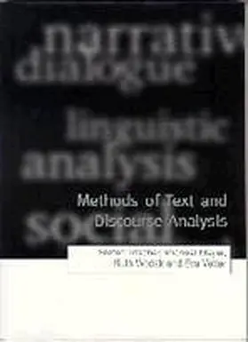 Titscher / Meyer / Wodak | Methods of Text and Discourse Analysis | Buch | 978-0-7619-6482-7 | www.sack.de