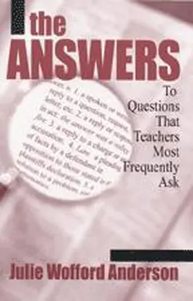 Wofford Anderson / Anderson |  Answers | Buch |  Sack Fachmedien