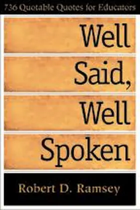 Ramsey |  Well Said, Well Spoken | Buch |  Sack Fachmedien