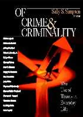 Simpson |  Of Crime and Criminality | Buch |  Sack Fachmedien