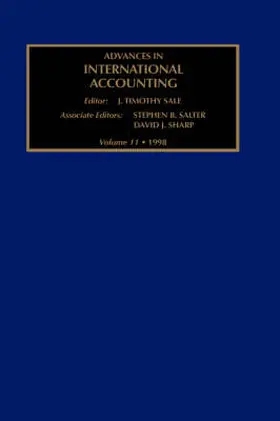 Salter / Sharp / Sale |  Advances in International Accounting | Buch |  Sack Fachmedien