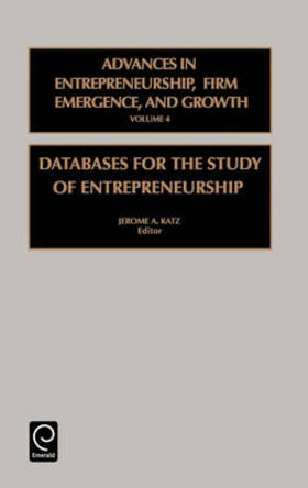 Katz | Databases for the Study of Entrepreneurship | Buch | 978-0-7623-0325-0 | sack.de