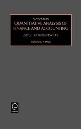 Lee | Advances in Quantitative Analysis of Finance and Accounting | Buch | 978-0-7623-0327-4 | sack.de