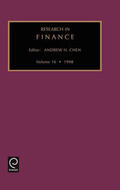 Chen |  Research in Finance | Buch |  Sack Fachmedien
