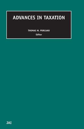 Porcano | Advances in Taxation | Buch | 978-0-7623-0336-6 | sack.de