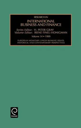 Gray / Finel-Honigman |  European Monetary Union Banking Issues | Buch |  Sack Fachmedien