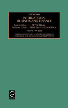 Finel-Honigman / Gray | European Monetary Union Banking Issues | Buch | 978-0-7623-0597-1 | sack.de