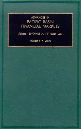 Fetherston |  Advances in Pacific Basin Financial Markets | Buch |  Sack Fachmedien