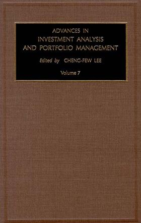 Lee | Advances in Investment Analysis and Portfolio Management | Buch | 978-0-7623-0658-9 | sack.de