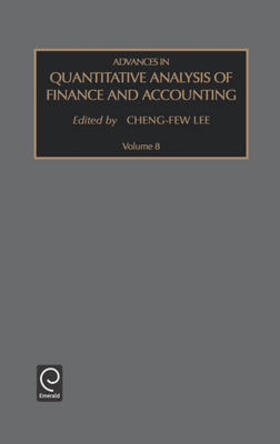 Lee | Advances in Quantitative Analysis of Finance and Accounting | Buch | 978-0-7623-0667-1 | sack.de