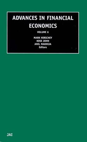 Hirschey / John / Makhija | Advances in Financial Economics | Buch | 978-0-7623-0713-5 | sack.de