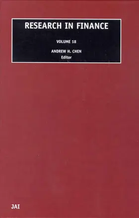 Chen |  Research in Finance | Buch |  Sack Fachmedien