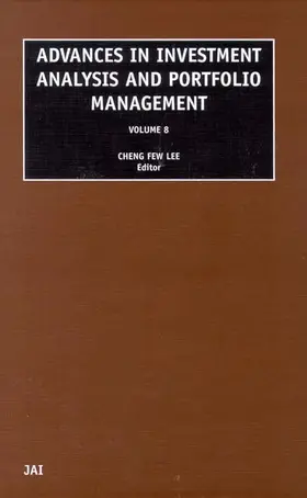 Lee |  Advances in Investment Analysis and Portfolio Management | Buch |  Sack Fachmedien