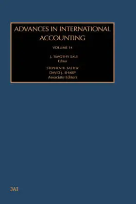 Sale |  Advances in International Accounting | Buch |  Sack Fachmedien