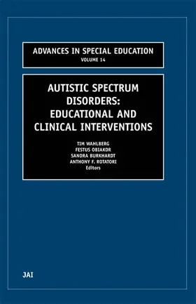 Rotatori / Wahlberg / Obiakor |  Autistic Spectrum Disorders | Buch |  Sack Fachmedien