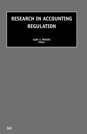 Previts | Research in Accounting Regulation | Buch | 978-0-7623-0841-5 | sack.de