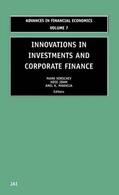 Hirschey / John / Makhija |  Innovations in Investments and Corporate Finance | Buch |  Sack Fachmedien