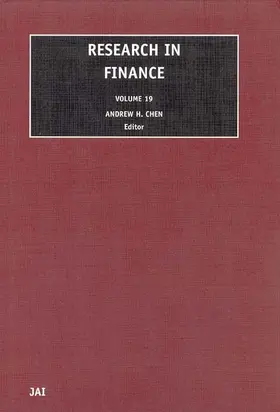 Chen |  Research in Finance | Buch |  Sack Fachmedien
