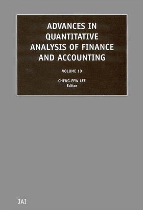Lee | Advances in Quantitive Analysis of Finance and Accounting | Buch | 978-0-7623-0969-6 | sack.de