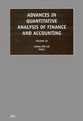 Lee |  Advances in Quantitive Analysis of Finance and Accounting | Buch |  Sack Fachmedien