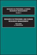 Ferris / Martocchio |  Research in Personnel and Human Resources Management | Buch |  Sack Fachmedien
