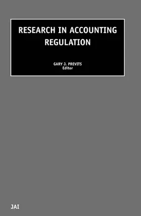 Previts | Research in Accounting Regulation | Buch | 978-0-7623-1022-7 | www.sack.de