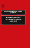 Epstein / Patel |  Comparative Study of Professional Accountants Judgements | Buch |  Sack Fachmedien