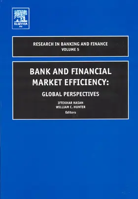 Hasan / Hunter |  Bank and Financial Market Efficiency | Buch |  Sack Fachmedien