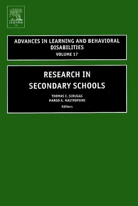 Scruggs / Mastropieri |  Research in Secondary Schools | Buch |  Sack Fachmedien