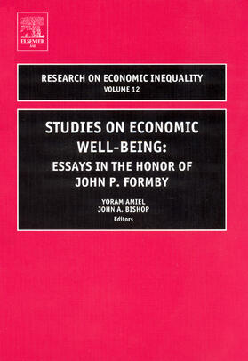 Amiel / Bishop | Studies on Economic Well Being | Buch | 978-0-7623-1136-1 | sack.de