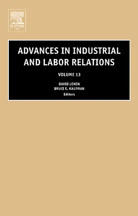 Lewin / Kaufman |  Advances in Industrial and Labor Relations | Buch |  Sack Fachmedien