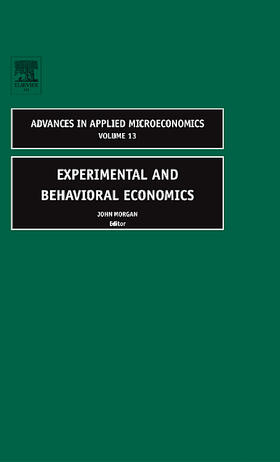 Morgan | Experimental and Behavorial Economics | Buch | 978-0-7623-1194-1 | sack.de