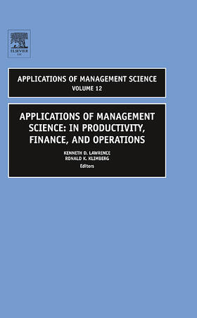 Klimberg - USE 0048 / Klimberg / Lawrence | In Productivity, Finance, and Operations | Buch | 978-0-7623-1221-4 | sack.de