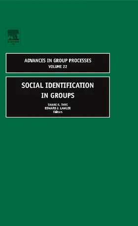 Thye / Lawler |  Social Identification in Groups | Buch |  Sack Fachmedien