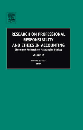 Jeffrey | Research on Professional Responsibility and Ethics in Accounting | Buch | 978-0-7623-1239-9 | sack.de