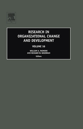 Pasmore / Woodman | Research in Organizational Change and Development | Buch | 978-0-7623-1326-6 | sack.de