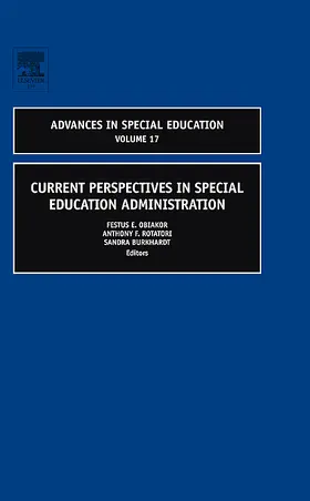 Obiakor Et Al / Obiakor / Burkhardt |  Current Perspectives Spec Educ Adm | Buch |  Sack Fachmedien
