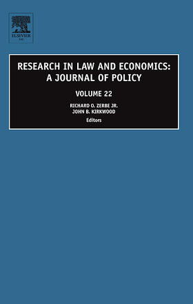 Kirkwood / Zerbe | Research in Law and Economics | Buch | 978-0-7623-1348-8 | sack.de